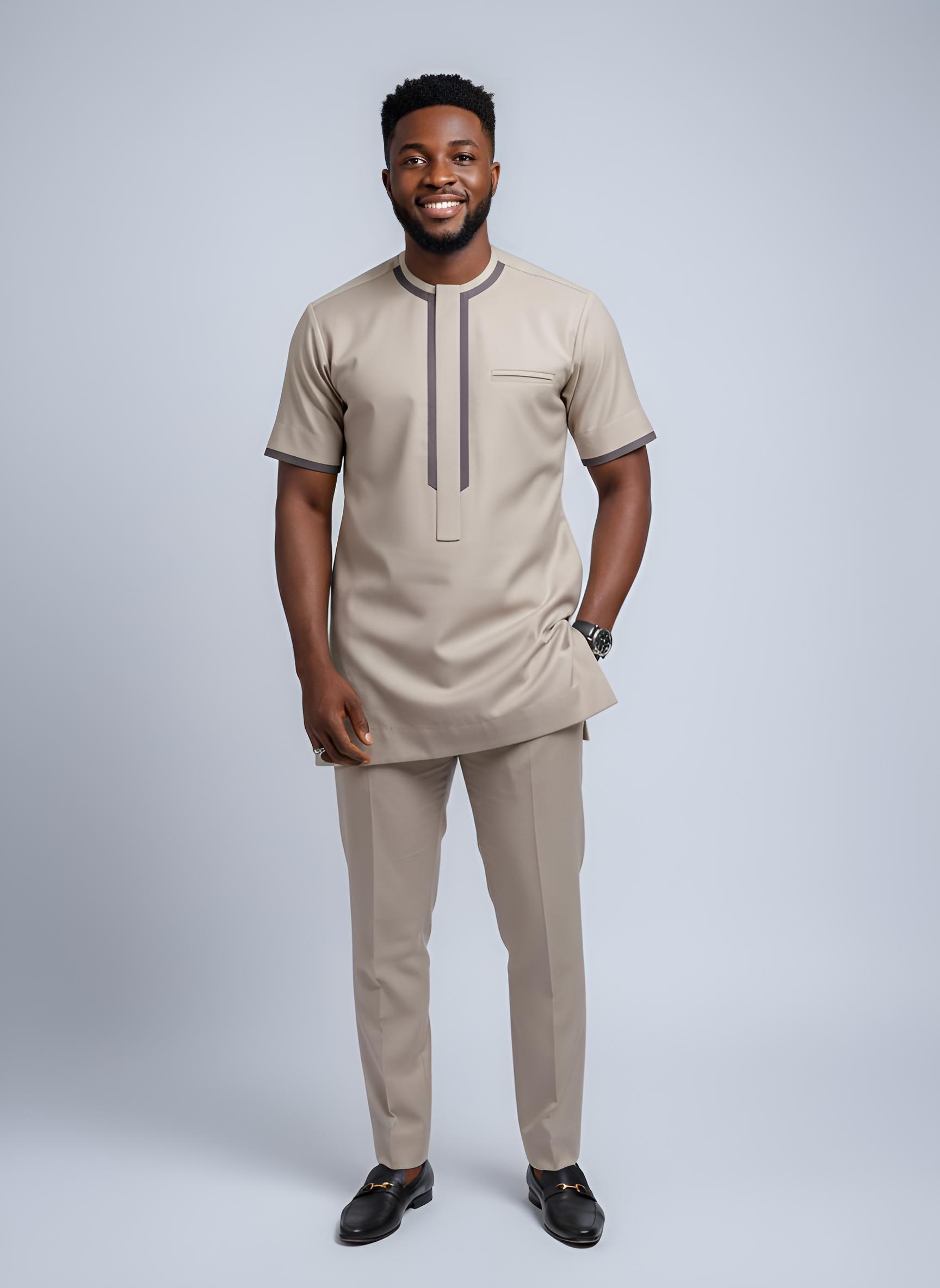 Stone brown senator dress